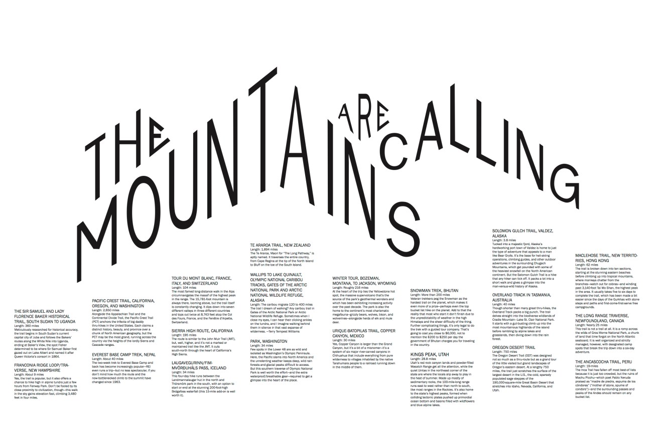 The Mountains are Calling